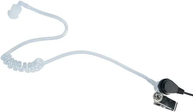 Alt view image 3 of 7 - Kenwood Radio Earpiece,2 Pin Covert Acoustic Tube Earpiece Headset with Ptt Mic for Baofeng Puxing Wouxun 2 Way Radio Walkie Talkie