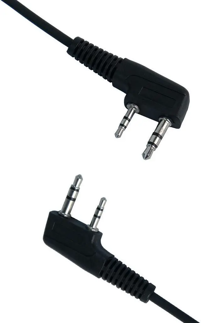 Alt view image 7 of 7 - Kenwood Radio Earpiece,2 Pin Covert Acoustic Tube Earpiece Headset with Ptt Mic for Baofeng Puxing Wouxun 2 Way Radio Walkie Talkie