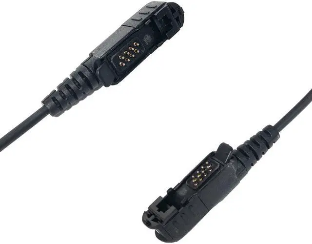 Alt view image 4 of 7 - Speaker Mic Shoulder Handheld Mic Microphone with Kevlar Reinforced Cable for Motorola 2 Way Radio XPR3300e XPR3500e XPR3500 XPR6550 Walkie Talkie