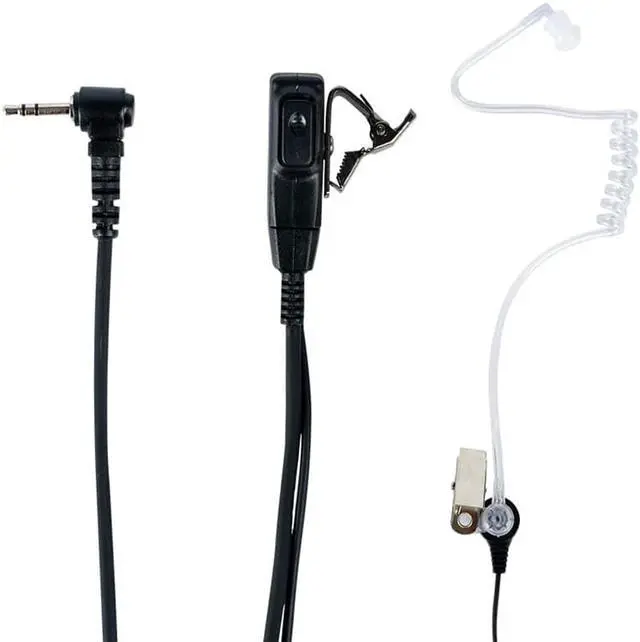 Alt view image 6 of 6 - TDYU Walkie Talkie 2.5mm Earpiece,1 Pin Covert Acoustic Tube Earpieces Headset with PTT Mic for Motorola Talkabout MH230R MR350R T200 T260 T600 T800 MT350R Walkie Talkies Two Way Radios(2 pack)