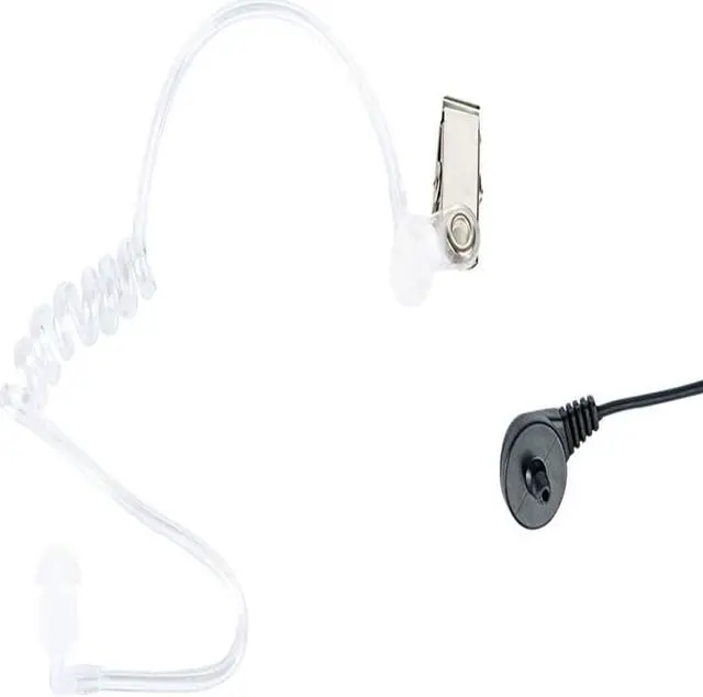 Alt view image 3 of 6 - TDYU Walkie Talkie 2.5mm Earpiece,1 Pin Covert Acoustic Tube Earpieces Headset with PTT Mic for Motorola Talkabout MH230R MR350R T200 T260 T600 T800 MT350R Walkie Talkies Two Way Radios(2 pack)