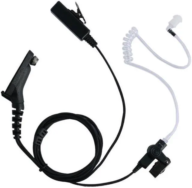 Alt view image 3 of 6 - TDYU 2 Wire Surveillance Kit Eeapiece Headset with PTT Mic for Motorola MTP850 XPR 6350 6550 7380 7350 7550 7580 APX 6000 4000 8000 7000 XiR-P8200 XiR-P8268 Walkie Talkie 2 Way Radio(10 pack)