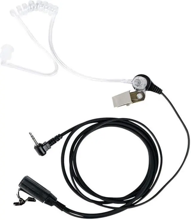 Alt view image 4 of 6 - TDYU Walkie Talkie 2.5mm Earpiece,1 Pin Covert Acoustic Tube Earpieces Headset with PTT Mic for Motorola Talkabout MH230R MR350R T200 T260 T600 T800 MT350R Walkie Talkies Two Way Radios(2 pack)