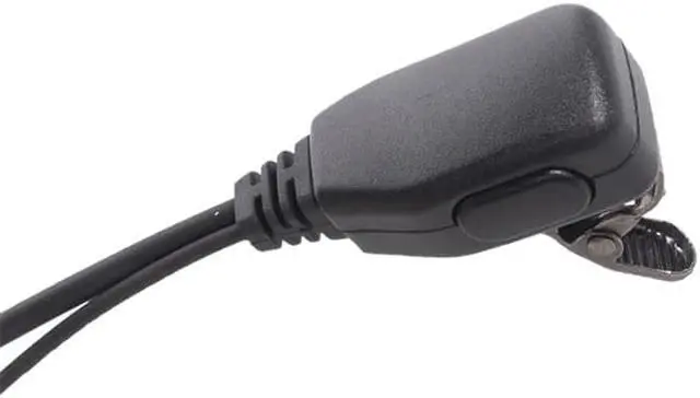Alt view image 3 of 6 - TDYU G Shape Earpiece Headset with PTT Mic for Motorola Yaesu Vertex Standard Radio VX-261 EVX-261 VX-230 VX-231 VX-298 VX-350 VX-351 VX-180 EVX-531 Walkie Talkie 2 Way Radio