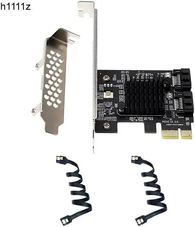 Main image of 2 Ports SATA Card PCIE/PCI-E SATA Controller PCI Express to SATA 3.0 6Gb Expansion Adapter Marvell 88SE9125 Chip with SATA Cable