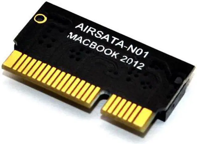 Alt view image 4 of 5 - SSD Adapter M.2 NGFF B+M Key SATA SSD  Adapter for MacBook Pro Retina 2012 A1398 A1425 Converter Card for  SSD Adapter
