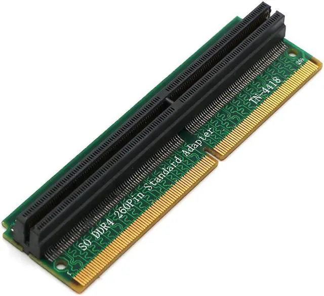 Alt view image 3 of 5 - Add On Cards DDR4 SO DIMM Adapter Memory Riser Card SO DDR4 260Pin Memory Test Protection Adapter Connector for Laptop PC