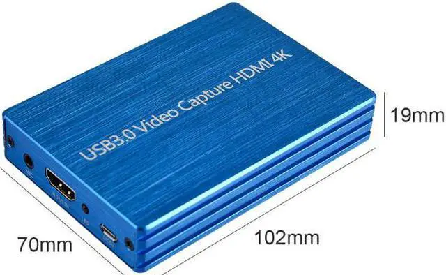 Alt view image 2 of 5 - 4K 1080P  to USB 3.0 Video Capture Card for OBS Live Stream Broadcast Case Automatically Adjust Settings for Output Size NEW