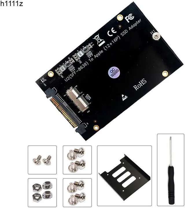 Main image of Adapter SSD M2 PCIe to SFF-8639 U.2 Adapter 3.5" SSD Bracket for MacBook Air Pro Retina 2013 2014 2015 2016 2017 12+16pin M2 SSD