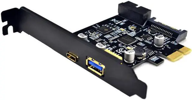 Main image of BTBcoin PCI-e to 4 Ports USB 3.1 GEN 1 (5Gbps)(USB Type-C +USB Type A w/ Internal 19Pin USB 3.0 Dual Port) PCI Express Card