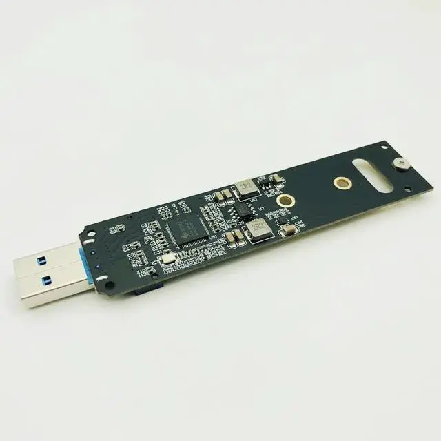 Alt view image 5 of 6 - Portable High Performance NVME to USB Adapter M.2 SSD to Type-A Card USB 3.1 Gen 2 Bridge Chip to M2 SSD Key M for Windows XP/7/