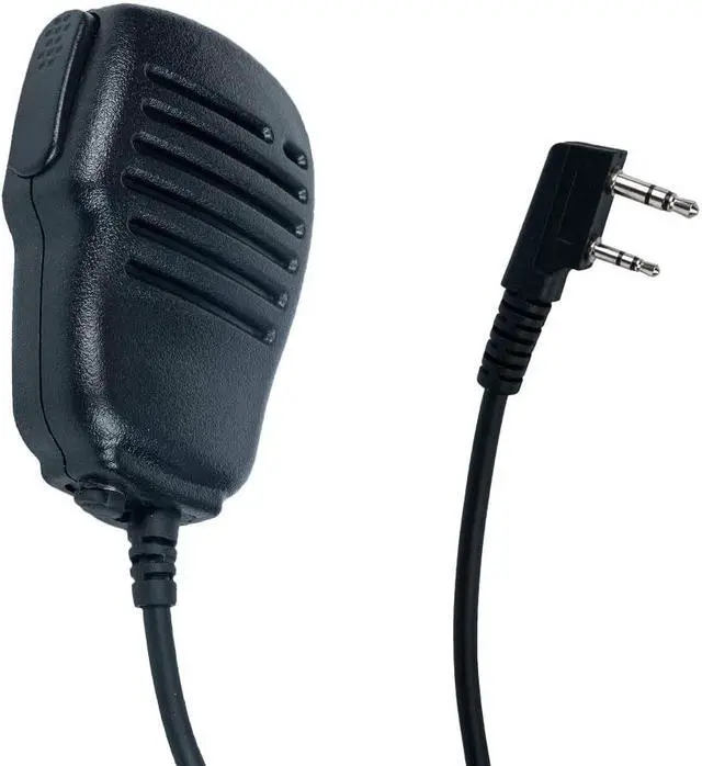 Alt view image 5 of 7 - Radio Mic Remote Earpiece Handheld Shoulder Speaker Microphone for Kenwood Baofeng HYT Puxing Wouxun 2 Way Radio Walkie Talkie bf-888s uv-5r uv-82hp tk3402u nx300 tk-3180
