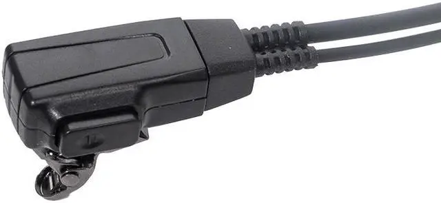 Alt view image 3 of 6 - D Shape Earpiece Headset with Mic PTT Compatible with Baofeng UV-5R BF-888S BF-F8HP BF-F9 UV-82 UV-82HP UV-82C Kenwood TK-2107 TK-3107 Walkie Talkies Two Way Radio 2 pin