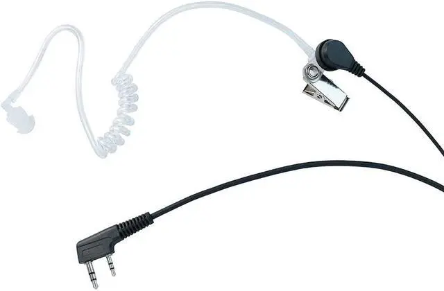 Alt view image 5 of 7 - Covert Acoustic Tube Earpiece Headset Mic PTT for BaoFeng/Kenwood/WouXun/PuXing/Linton Two Way Radio Walkie Talkie UV-5R BF-888s(10 Packs)