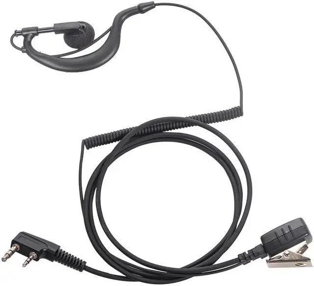 Alt view image 3 of 5 - G Shape Radio Headset wit Mic PTT for Kenwood TK Puxing Wouxun BaoFeng 2-Way RadioTK-2107 TK-3107