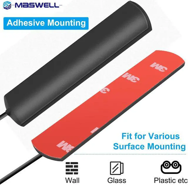Alt view image 5 of 7 - Maswell 5G NR Antenna Adhesive Patch for 3G, 4G, 5G, LTE, Wi-Fi Antenna with Wide Frenquency Range 617~960/1710~2690/3300~3800/4400~4900MHz