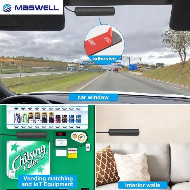 Alt view image 7 of 7 - Maswell 5G NR Antenna Adhesive Patch for 3G, 4G, 5G, LTE, Wi-Fi Antenna with Wide Frenquency Range 617~960/1710~2690/3300~3800/4400~4900MHz