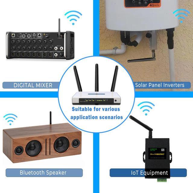 Antenna WiFi Interna Maswell 1400-6000 MHz | Flessibile Con Adesivo | Compatibile 2.4G, 5G, Wi-Fi 6, Bluetooth, Zigbee
