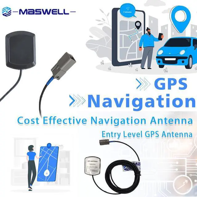 Alt view image 5 of 7 - GPS Active Antenna Magnet Mount GT5 Connector