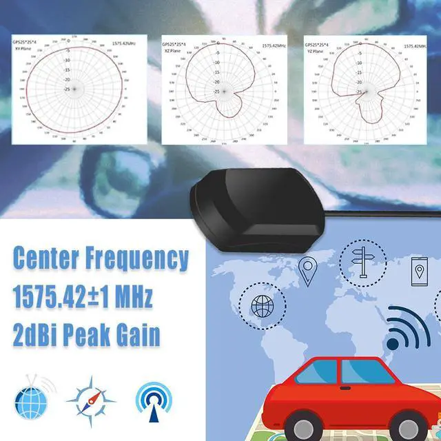 Alt view image 4 of 7 - GPS Active Antenna Magnet Mount GT5 Connector