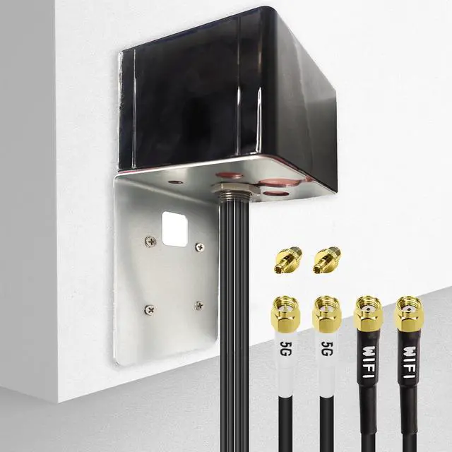 Main image of Maswell 5G Combination Antenna 2X2 MIMO 5G, 2X2 MIMO WiFi 7 L Bracket Mount Version