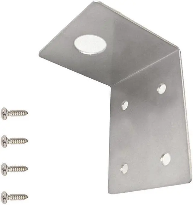 Main image of Maswell L Bracket Antenna Mount Stainless Steel Bracket M12 spirally mounts for Cellular Trucker Tail Camera Antenna Outdoor Waterproof