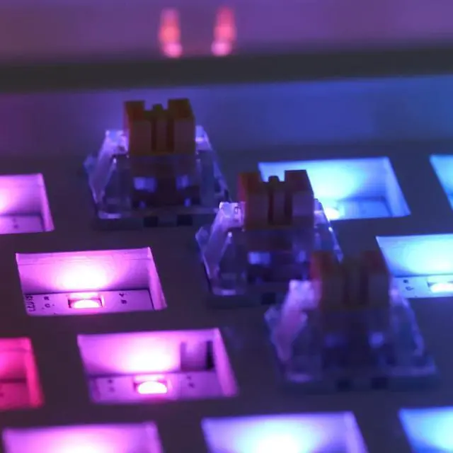 Alt view image 5 of 6 - EPOMAKER Sea Salt Mechanical Keyboard Switches Set, Pre-Lubed Linear Switch with LED Slot, 50g, 35 Pieces for Customizing Keyboards