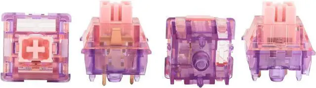 Alt view image 2 of 7 - EPOMAKER Flamingo 35 Pieces 47gf Linear Mechanical Keyboard Switches Set, 35gf Initial Force Factory Lubed Switch with POM Stem, Dual Spring, PC Housing for Gaming DIY Keyboard