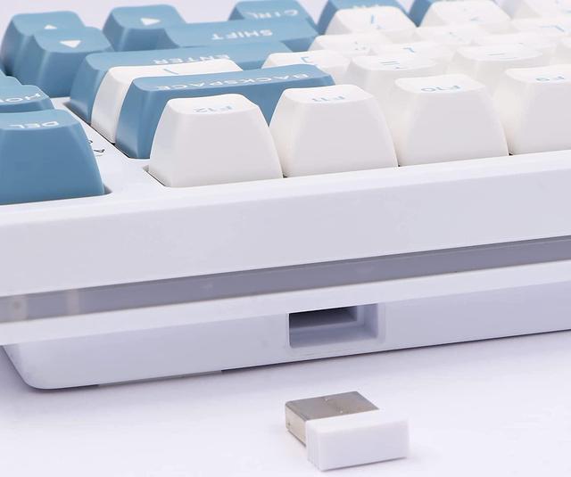 Alt view image 6 of 7 - EPOMAKER EP75 75% Hot Swap BT5.0/2.4G/USB-C Wired Gaming Mechanical Keyboard with 10000mAh Battery, RGB Backlights, Double Shot PBT Keycaps for Linux/Win/Mac(Pampas, Flamingo Switch)