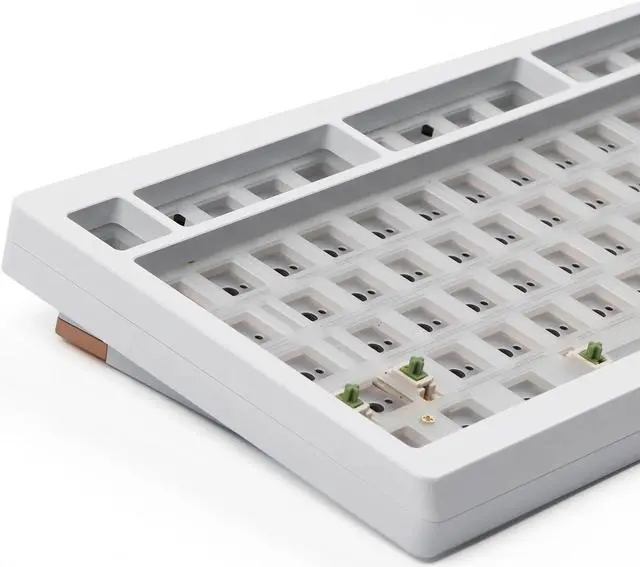 Alt view image 2 of 7 - KiiBOOM Moonshadow 81, 75% Hot-swappable Aluminum VIA/QMK Barebones Gaming Keyboard DIY Kit