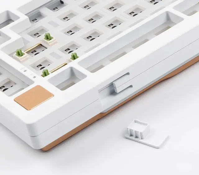 Alt view image 4 of 7 - KiiBOOM Moonshadow 81, 75% Hot-swappable Aluminum VIA/QMK Barebones Gaming Keyboard DIY Kit