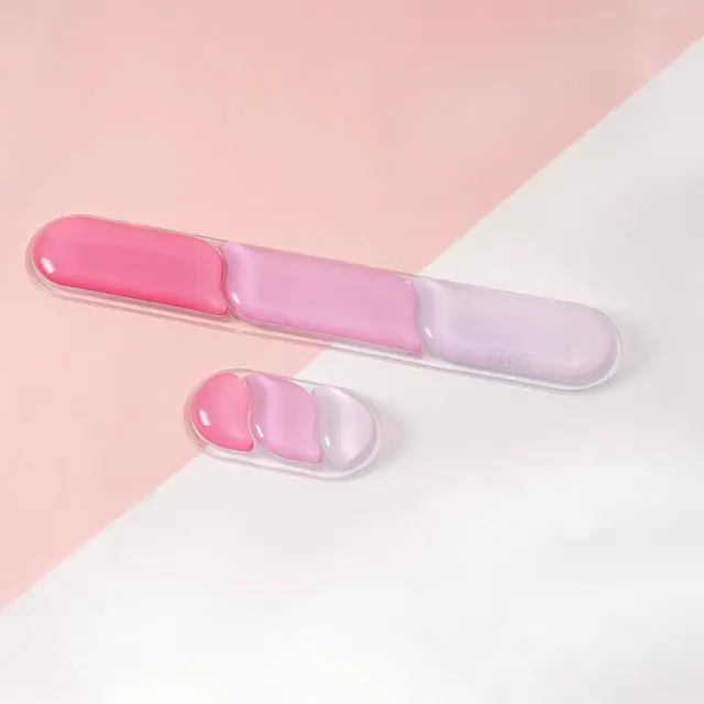 Main image of EPOMAKER CloudGel Wrist Rest for Keyboard and Mouse, 2 Pieces Silicone Wrist Support, Anti-Slip Rubber Bottom, Ergonomic Design, Suitable for Office/Computer/Laptop/Gaming (Pink)