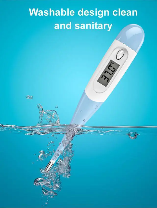 Alt view image 7 of 7 - Fahrenheit Celsius switch Digital LCD Thermometer Soft Type Electronic Baby Adult Mouth Home Fever Measure