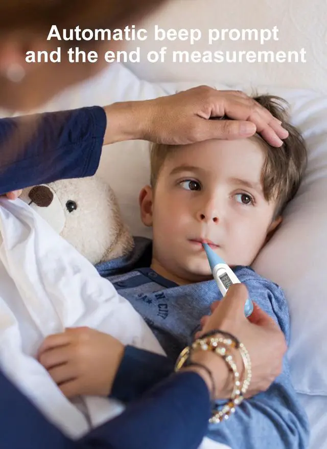 Alt view image 5 of 7 - Fahrenheit Celsius switch Digital LCD Thermometer Soft Type Electronic Baby Adult Mouth Home Fever Measure