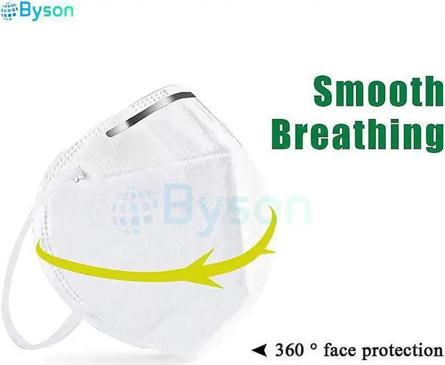 Alt view image 2 of 7 - Face Mask 5-layer Non-Disposable Adult Masks Anti-Dust, Oral And Nasal Hygiene, Breathable, Dustproof, Nonwoven Fabrics, Work Mask Face Shield 100PCS