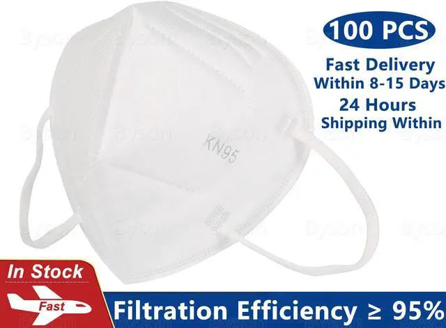 Main image of KN95 Mask 5 layers Anti COVID-19 Virus Anti Pollution Earloop Face Mask for Personal Protective Respirator Reusable, Non-Disposable Face Mask Work Mask for Adult 100PCS