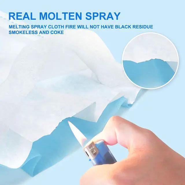 Alt view image 3 of 6 - Disposable Face Mask, 3-Ply Anti Dust Earloop Face Mask for Personal Protective Respirator, Disposable Civil Face Mask Work Mask for Adult & Kids - 100Pcs