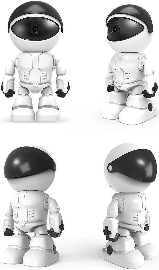 Alt view image 7 of 7 - Wireless Red Robot WIFI Camera IP P2P CCTV Cam Baby Monitor Surveillance HD H.264  IR Night Vision for Android or IOS