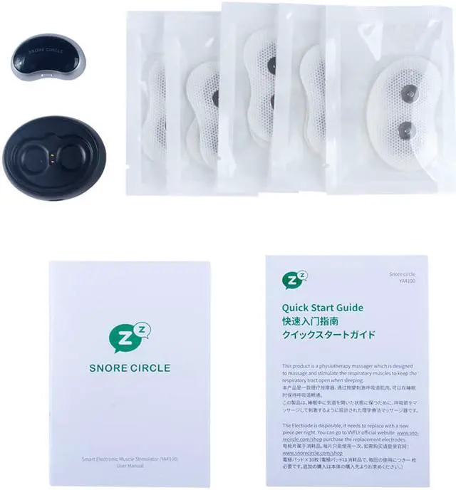 Alt view image 7 of 7 - Smart Electronic Muscle Stimulator Sleep Snore Stopper