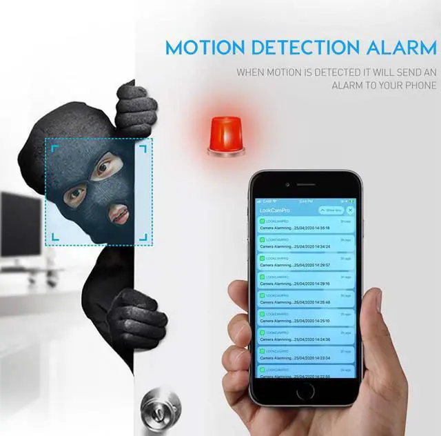 Alt view image 6 of 7 - SG601 Mini Portable Camera WIFI Battery Wireless Camera HD 1080P Home Security Cameras Nanny Cam Small Indoor Outdoor Video Recorder Motion Activated