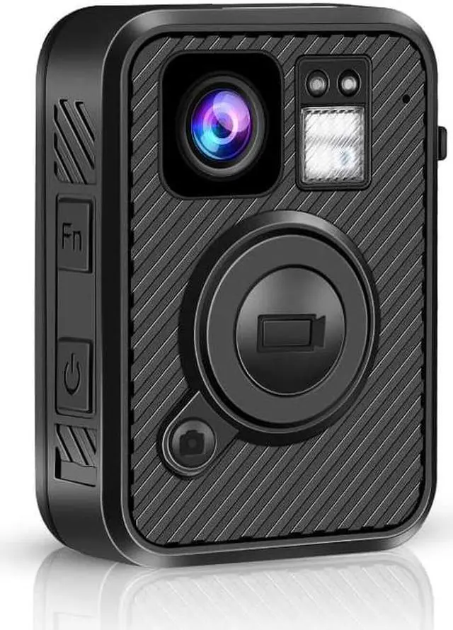 Alt view image 6 of 6 - GPS WIFI Mini Wearable Body Camera BIG Front REC Button H.265 IP66 Waterproof Anti-drop IR Night Vision Wide Angle 140 Degree With LCD Screen HD 5MP 32G Memory Built Inside 64G Memory
