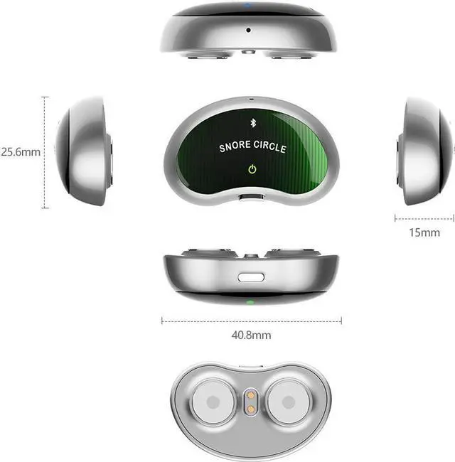 Alt view image 2 of 7 - YA4300 Smart Electrnonic Muscle Stimulator Pro Snore Stopper Throat Breathe Massager