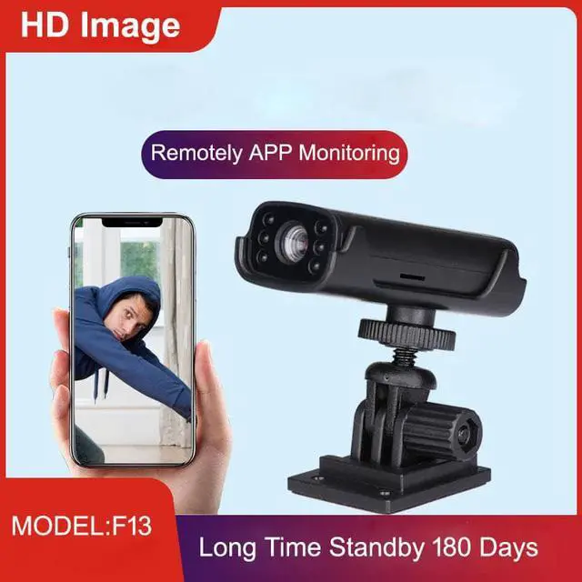 Main image of F13 Mini Size Smart Home CCTV Security WIFI Camera PIR Body Sense IR Night Vision 180 Days Standby Remote Watching On APP JXLCAM