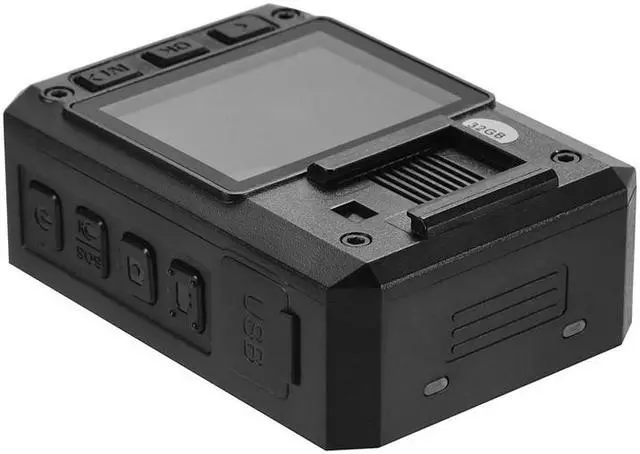 Alt view image 5 of 7 - X6B 64G WiFi GPS National Police Body Mini Camera Chest Security Guard Wearable Video Recorder IR Night Vision Analogue Pocket - OEM