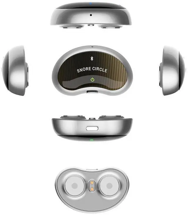 Alt view image 2 of 7 - VVFLY Smart Electronic Muscle Stimulater Pro Snoring Stopper Throat Breathe Massager