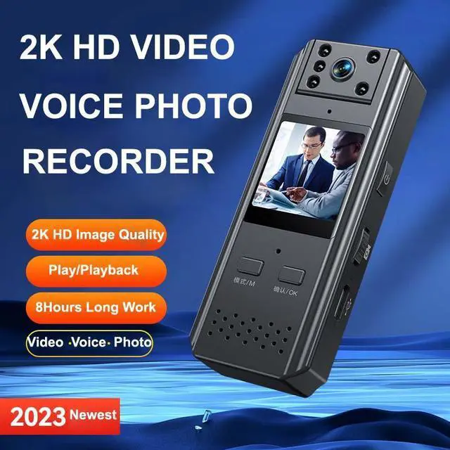 Main image of E780 2K HD Image Quality CCTV Body Chest Camera Police Mini IR Night Vision Anti-shake One-key Video Voice Recorder Camcorder Security With Screen