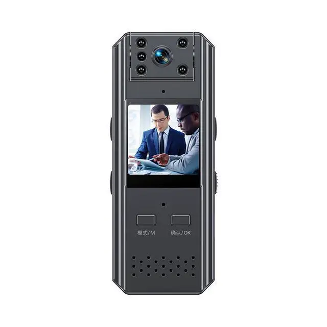 Alt view image 4 of 7 - E780 2K HD Image Quality CCTV Body Chest Camera Police Mini IR Night Vision Anti-shake One-key Video Voice Recorder Camcorder Security With Screen