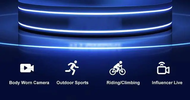 Alt view image 2 of 7 - Smart Outdoor Sports 4K Head Wearable Camera WiFi Digital Camcorder Profissional Gimbal Anti Shake