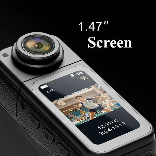 Alt view image 3 of 7 - S70 Thumb Action Camera Wireless WIFI Magnetic Suction Neck Mini Cam Wearable Camcorder Sports DV Cycling Small BodyCam Outdoor Video Recorder