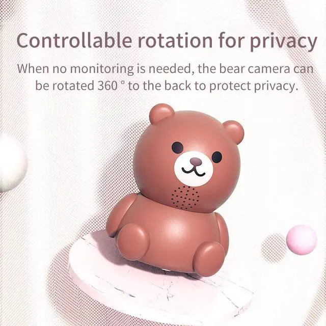 Alt view image 4 of 6 - Wireless WIFI Camera IP P2P CCTV Cam Baby Monitor Surveillance HD H.264130MP Lens IR Night Vision for Android or IOS BROWN Color